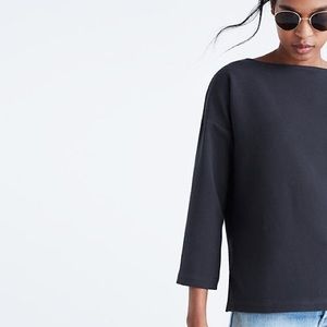 Madewell Crepe Boatneck Top, LIKE NEW, XXS